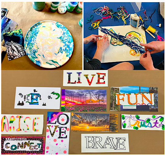 Clay + Collage! Art as Therapy for Teens: GR 9-12 // Tuesday