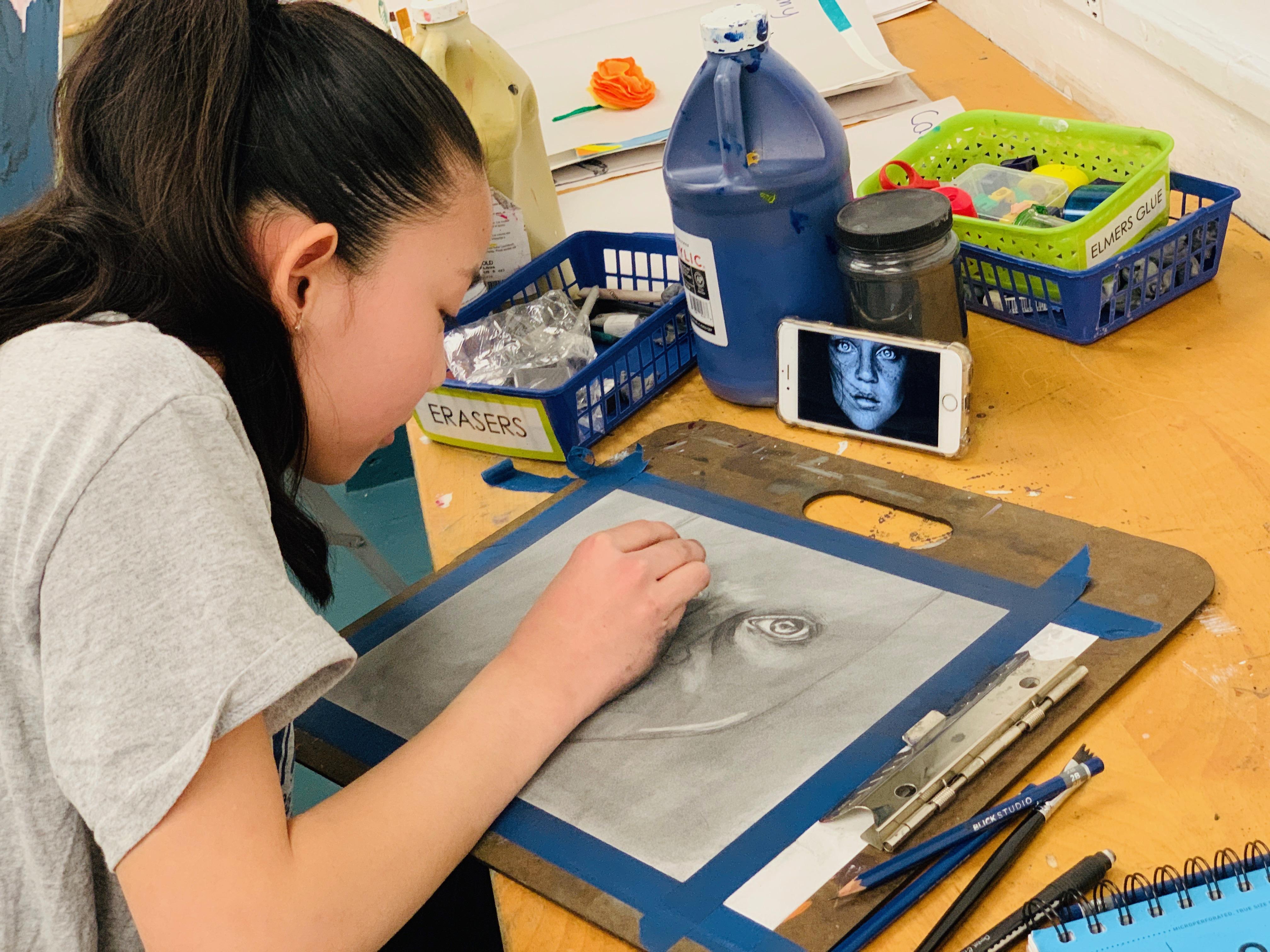 Drawing Studio and Techniques for Teens GR 7-10 // Monday