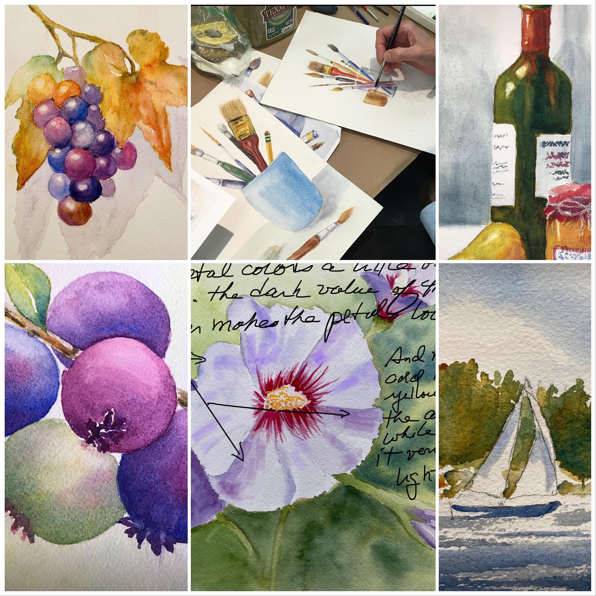 ONLINE Watercolor Explorations // Intermediate - Advanced // Monday